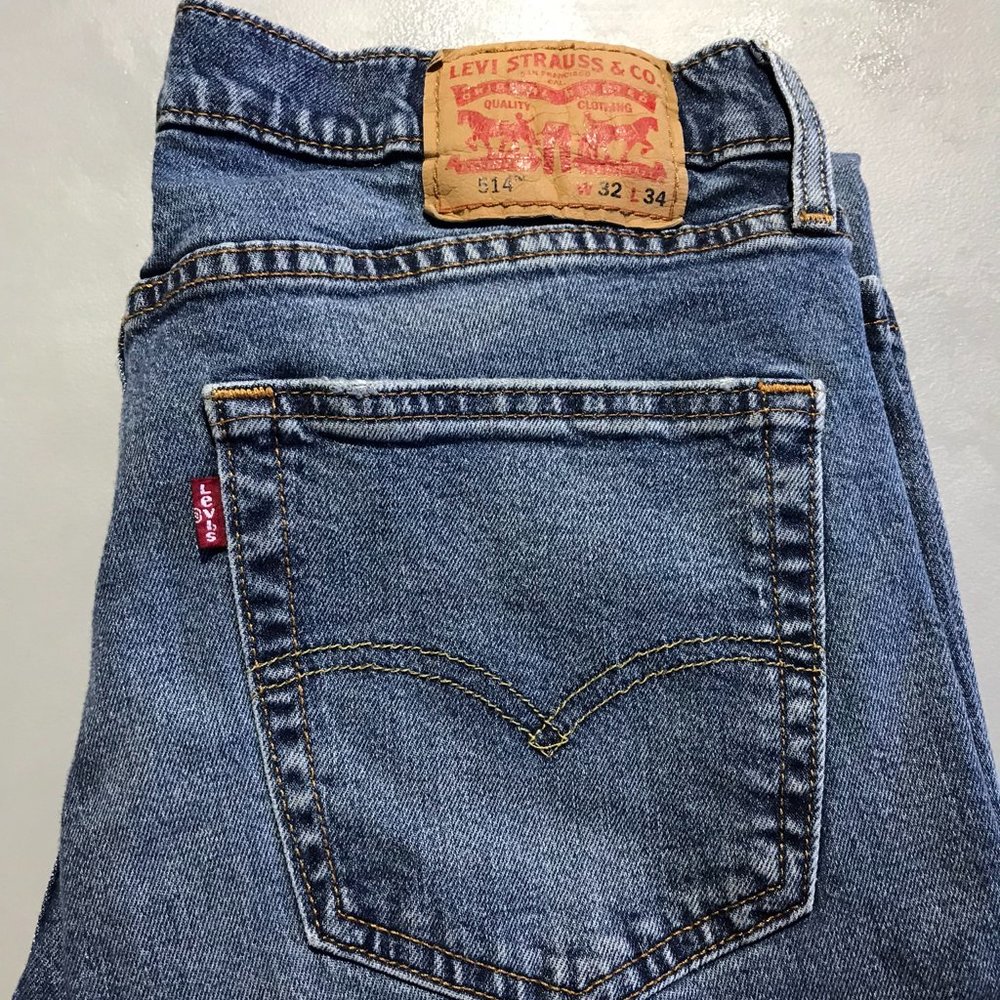 Men's 514 Levis  Straight Leg Jeans 32x34